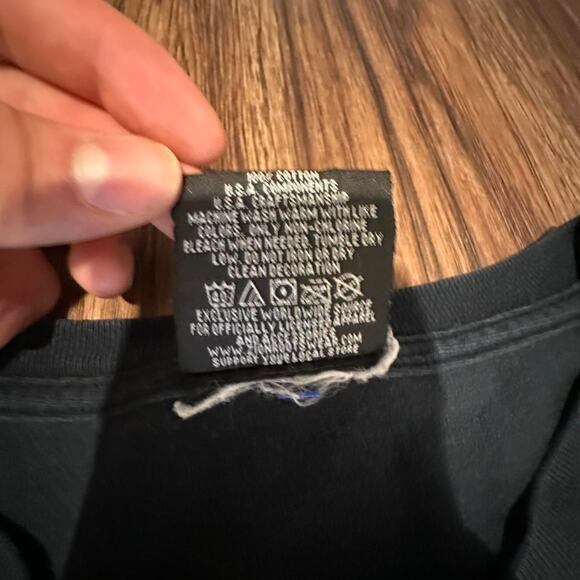 Vintage 2004 Zion Rootswear Bob Marley Redemption Portrait Black T-shirt Size L - Picture 5 of 7